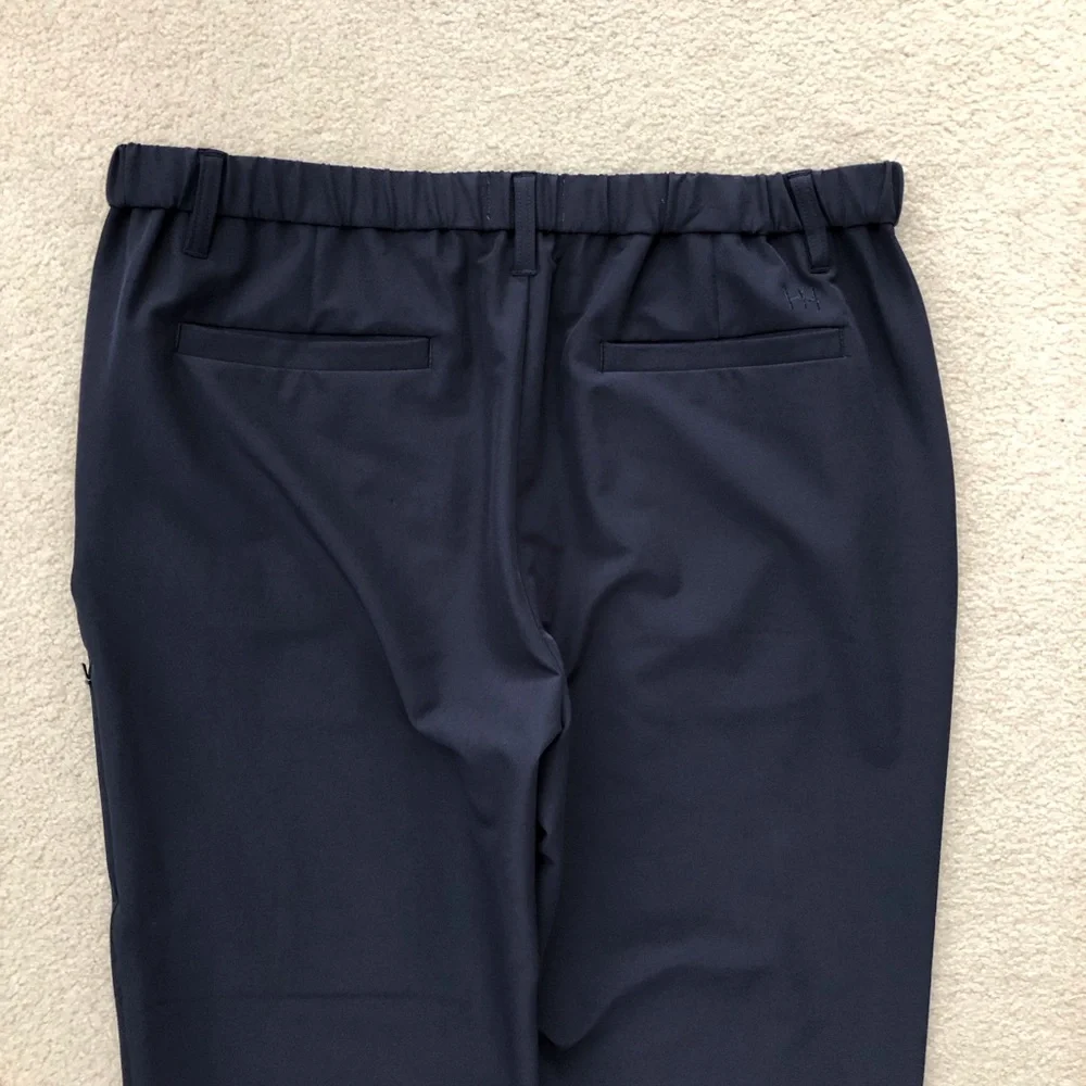 Men's Casual Pants In Navy Blue - Picture 6 of 9